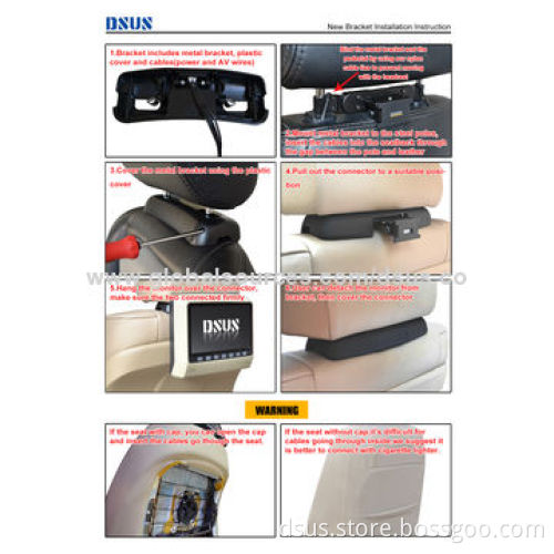 Car DVD player, 10.1 inches with game/multiple-language/touch panel/TF/USB/FM & IR transmitter